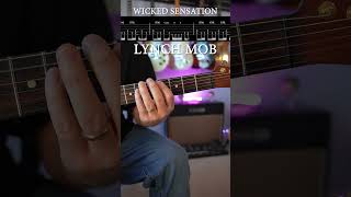 Wicked Sensation Guitar Riff by Lynch Mob  George Lynch [upl. by Ellersick]