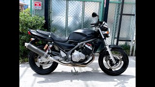 KAWASAKI BALIUS2 ZR250B  カワサキ バリオス2  ストライカー製フルエキゾーストマフラー、ハリケーン製ハンドルバー 装備 [upl. by Seigler788]