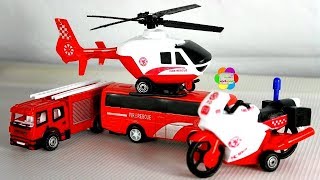 لعبة المطافى الجديدة وسيارات الاطفاء اجمل العاب الشاحنات للبنات والاولاد New Firefighting Toys [upl. by Diane]