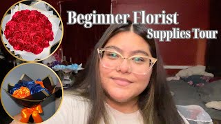 Beginner Florist Supplies Tour [upl. by Essie]