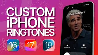 How to add ANY SONG as your iPhone RINGTONE in 2024 [upl. by Zins406]