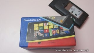 Nokia Lumia 520 Unboxing [upl. by Santoro]