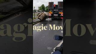 Cueball productions Can’t drop that there mate WTF 😳 machine falls of lorry near school [upl. by Naraj534]