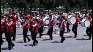 Portland High School CT Marching Band Washington DC July 4th Parade 2009 [upl. by Scherle862]