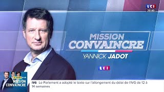 Yannick Jadot  Mission Convraincre en REPLAY [upl. by Echo]