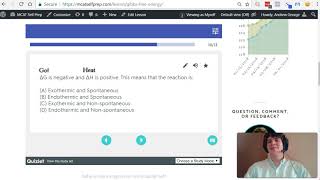 MCAT Question of the Day Gibbs Free Energy and Enthalpy [upl. by Eecyaj]