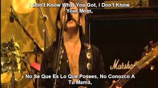 Motörhead  Lifes A Bitch Lyrics Y Subtitulado Al Español [upl. by Delanos]