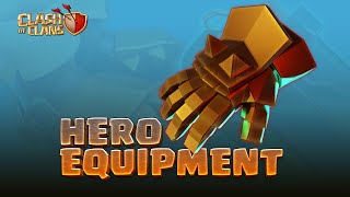 New Hero Equipment Customize Your Heroes Clash of Clans New Update [upl. by Ettigdirb651]