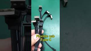 Manufacturing USB data extension cables flexible type c power charging wire [upl. by Hereld]