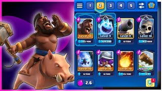 26 HOG CYCLE IS HERE TO BEAT EVERY LEVEL 🔥🔥 clashroyale gaming viralvideo video [upl. by Worrad]