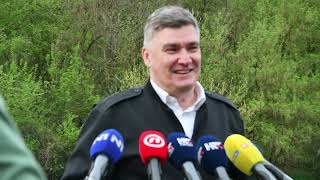 Zoran Milanovič izjava za medije u Baranji 3 travanj 2024 [upl. by Nnalyrehs]