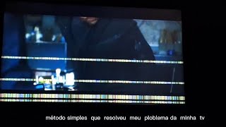 tv aoc com listras e manchas na tela como resolver faça vc mesmo método eficaz [upl. by Eecyak]