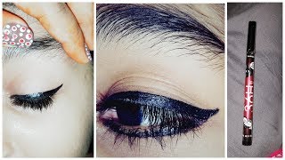 simple eyeliner with waterproof pen eyeliner beautiful eyes [upl. by Eemak]