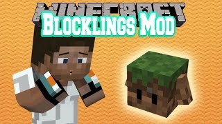 Обзор модов Minecraft 23 МАЛЕНЬКИЙ ДРУГ BlocklingsMod172 [upl. by Ayhdnas557]