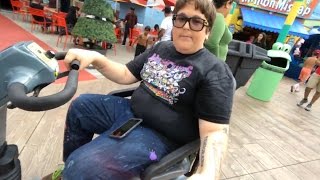 Andy Milonakis Trolls People in Wheelchair at Universal Studios [upl. by Hutson228]