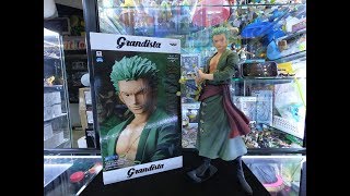 UnboxingampReview ONE PIECE Grandista THE GRANDLINE MEN RORONOA ZORO 68 [upl. by Ahsille202]