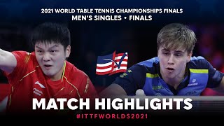 Fan Zhendong vs Truls Moregard  2021 World Table Tennis Championships Finals  MS  F [upl. by Aihsekal]