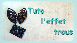 ★Tuto polymère cabochon à trous Pigments RESINPRO [upl. by So256]