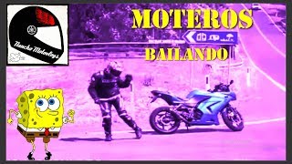 Motociclistas bailando recopilación  Motorcycle dance compilation [upl. by Haizek507]