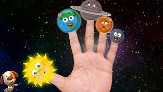 Planet Finger Family  Learning Song amp Nursery Rhymes for Kids [upl. by Anitreb]