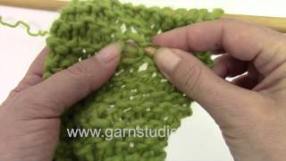 How to unravel garter stitch safely [upl. by Ytomit]