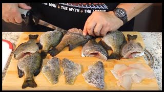 Clean and Pan Fry Whole Bluegill Like the good ol days [upl. by Meadow]