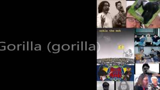 Lyrics video for the song Gorilla gorilla from the CD Smell No Evil [upl. by Tanney]