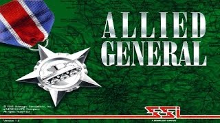 Allied General gameplay PC Game 1995 [upl. by Feirahs]