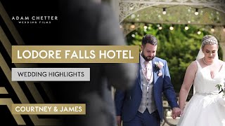 Lodore Falls Spa Hotel Lake District Outdoor Wedding Ceremony Courtney and James Highlights Video [upl. by Jedd]