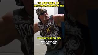 The Night Hulk Hogan Left TNA Was Embarrassing For Dixie Carter wrestling impactwrestling [upl. by Beare836]