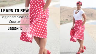 Learn to Sew  Lesson 1D [upl. by Elnora]