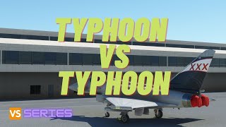 MSFS2020 Bredok3D EuroFighter Typhon vs CJ Simulations EuroFighter Typhoon [upl. by Strohben]