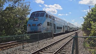 Horn Salute TriRail P674 NB 112424 1253PM [upl. by Ariaic717]