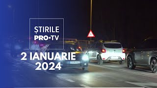 Știrile PRO TV  2 Ianuarie 2024 [upl. by Yecart116]