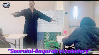 MASJID TAUHEED TALEEM Beginners Class“Vocabulary From SooratulBaqarah” Abu Amaanee [upl. by Noivad]