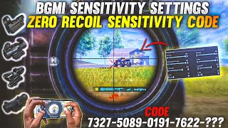 NEW UPDATE 33 🔥BEST SENSITIVITY CODECONTROL SETTINGS BGMIPUBG MOBILE  BGMI AFTER UPDATE 33 [upl. by Onitnevuj]