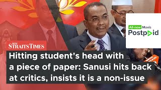 Hitting students head with a piece of paper Sanusi insists it is a nonissue [upl. by Llewoh234]