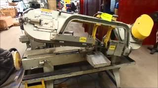 Wells Model 1000 Horizontal Band Saw [upl. by Anerec]