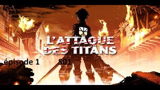 Lattaque des titans épisode 1 VF [upl. by Ahsiekahs]