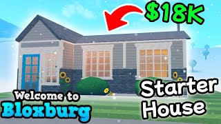 18K STARTER HOUSE  Bloxburg NO GAMEPASS [upl. by Yelyab]