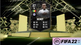 FIFA 22 SIGNATURE SIGNINGS MENDY REVIEW  87 EDOUARD MENDY PLAYER REVIEW  FIFA 22 ULTIMATE TEAM [upl. by Magner]