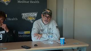 Full Press Conference Following Towson Footballs Victory Over Hampton [upl. by Fennessy392]