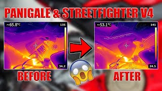 New Heat Shield Kits for the Panigale V4 amp Streetfighter V4 The difference is SHOCKING [upl. by Aivlys]