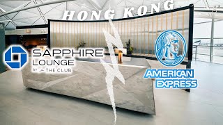 Exploring HKG Amex Centurion VS Chase Sapphire Lounge [upl. by Nettle]