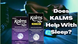 KALMS Sleeping Tablets Review  Do Herbal Sleep Remedies Work [upl. by Eglanteen]