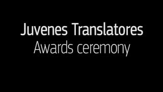 Juvenes Translatores  Awards ceremony [upl. by Weiss]