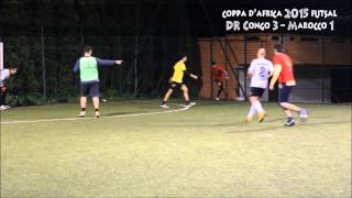 COPPA DAFRICA 2015 FUTSAL  DR Congo vs Marocco [upl. by Yras9]