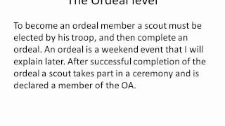 Secrets of the Order of the Arrow admonition [upl. by Siradal]