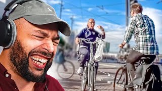 Fietsers Krijgen Ruzie In Amsterdam TikToks Van Kijkers [upl. by Eirek]