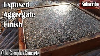 How to get a Exposed Aggregate Finish on Concrete [upl. by Ettedualc]